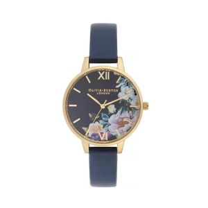 Olivia Burton Enchanted Garden Women's Watch Navy Blue (OB16EG113)