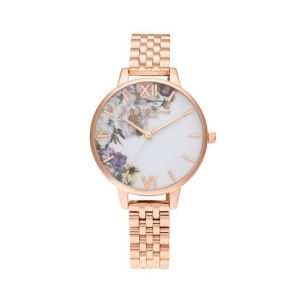 Olivia Burton Enchanted Garden Women's Watch Rose Gold (OB16EG135)