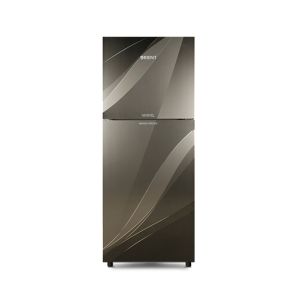 Orient Marvel 225 Glass Door Freezer-on-Top Refrigerator 8 Cu Ft Grey