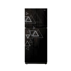 Orient Crystal 500i Inverter Freezer-on-Top Refrigerator 18 Cu Ft Triangle Black