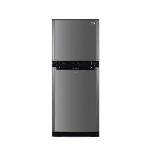 Orient Ice 280 Freezer-on-Top Refrigerator 10 Cu Ft Hair Line Silver (5544-1.4)