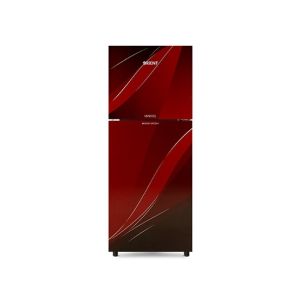 Orient Marvel 470 Glass Door Freezer-on-Top Refrigerator 17 Cu Ft Red