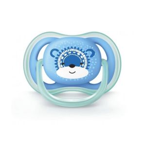 Philips Avent 6-18M Ultra Air Pacifier For Boy Bear (SCF542/12)