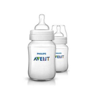 Philips Avent Classic Plus Baby Bottle 260ML 2 Pcs - 1m+ (SCF563/27)