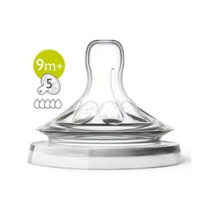 Philips Avent Natural Nipple 2 Pcs - 9m+ (SCF658/23)