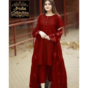Pista Collection 3pcs Sleeves Embroidered Gown