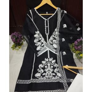 Pista Collection 3pcs Sleeves Embroidered Shirt
