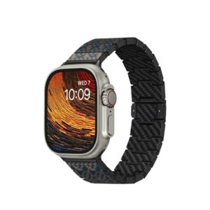 Pitaka Dreamland ChromaCarbon Strap For Apple Watch Ultra - Stairs (PIT-0017)