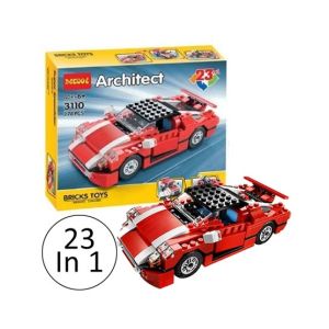 Planet X Architect Creator 23 in 1 Race Car Building Blocks Set (PX-10915)