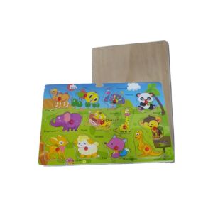Planet X Learning Animal Name Wooden Puzzle For Kids (PX-11247)