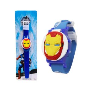 Planet X Marvel Avengers Ironman Wrist Watch For Boy - Red (PX-11508)