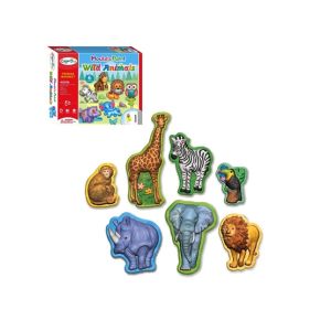 Planet X Mould & Paint Wild Animal Fridge Magnet For Kids (PX-11402)