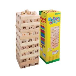 Planet X Wooden Stacking Tower Game For Kids (PX-10748)