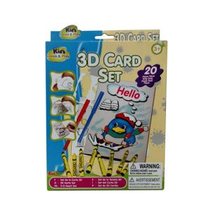 Planet X 3D Art Card Set Multicolor (PX-9739)