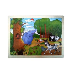 Planet X Jungle Animals Cubical Wooden Puzzle For Kids (PX-9562)