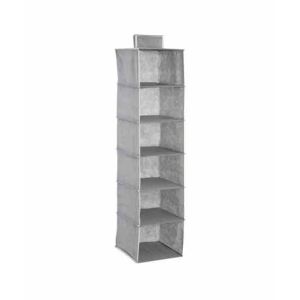 Premier Home 6 Section Grey Hanging Garment Organiser (1901449)