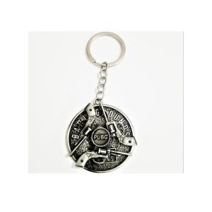 King Hat & Caps Metal PUBG Spinner Keychain