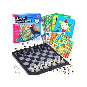 Planet X New Educational 18 in 1 Magnetic Board Game Set (PX-11981)