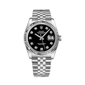 Rolex Datejust 36 Men's Watch Silver (116234-BLKDFJ)