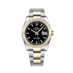 Rolex Datejust 36 Men's Watch Yellow Gold (116233-BLKSO)