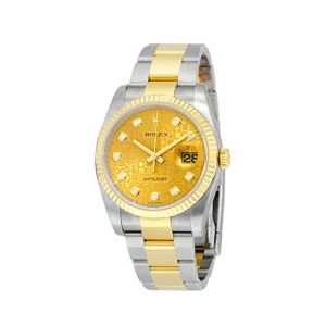 Rolex Datejust Men's Watch Yellow Gold (116233CJDO)
