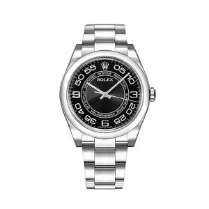 Rolex Oyster Perpetual 36 Men's Watch Silver (116000-BLKCAO)