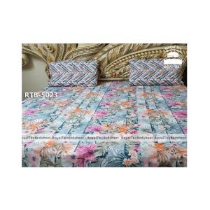 Royal Tex Printed Double Bed Sheet (RTB-5023)