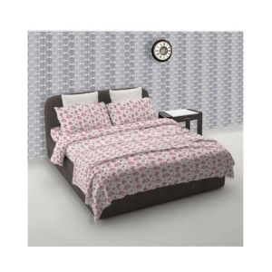 Jamal Home King Size Bed Sheet With 2 Pillows (0061)