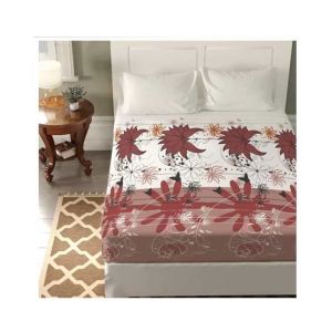 Jamal Home King Size Bed Sheet With 2 Pillows (0071)
