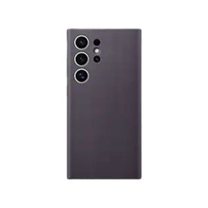 Samsung Galaxy S24 Ultra Vegan Leather Case - Dark Violet