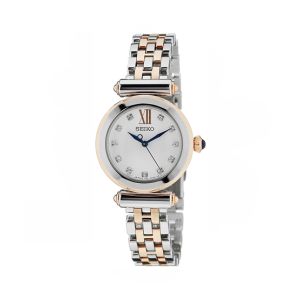 Seiko Dress Analog Women's Watch Two Tone (SRZ400P1)