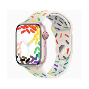 Apple Watch Series 9 Pink Aluminum Case With Sport Band-GPS & Cellular-41 mm-Pride Edition