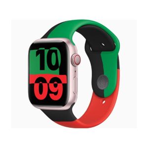 Apple Watch Series 9 Pink Aluminum Case With Sport Band-GPS-45 mm-Black Unity