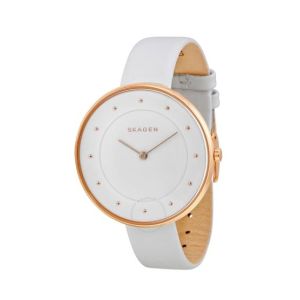 Skagen Gitte Leather Women's Watch White (SKW2291)