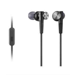 Sony Extra Bass Earphones Black (MDR-XB50AP)