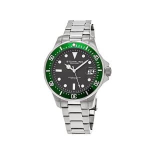 Stuhrling Original Aquadiver 664 Men's Watch Silver (664.03)