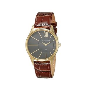 Stuhrling Original Cuvette SD Men's Watch Brown (553.3335K54)