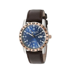 Stuhrling Original The Aviator Men's Watch Brown (818C.03)