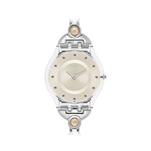 Swatch Salmon Pearls Women's Watch Silver (SFK376G)