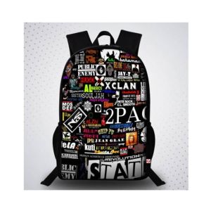 Traverse Printed School Bag For Unisex (T245TWH)