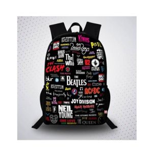 Traverse Printed School Bag For Unisex (T249TWH)