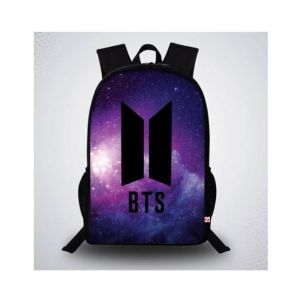 Traverse BTS Printed School Bag For Unisex (T345TWH)