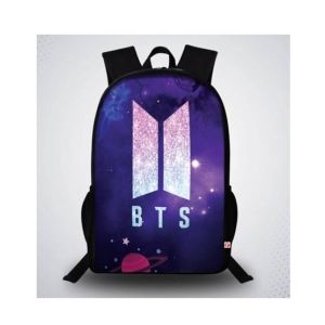 Traverse BTS Printed School Bag For Unisex Blue (T350TWH)