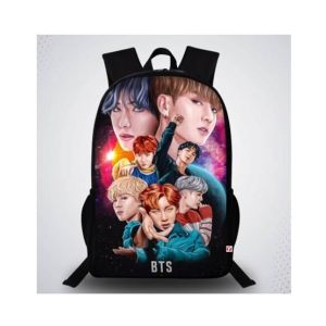 Traverse BTS Printed School Bag For Unisex (T376TWH)