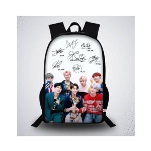 Traverse BTS Printed School Bag For Unisex (T377TWH)