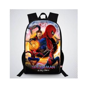 Traverse Spider Man Printed School Bag For Unisex (T757TWH)