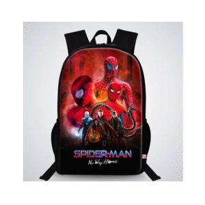 Traverse Spider Man Printed School Bag For Unisex (T758TWH)