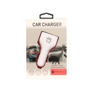 TMZ COMMUNICATION 4 Port USB Car Charger