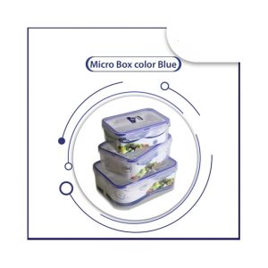 TPWfamily Air Tight Storage Box 3 Pcs Set (5.7 Litre)