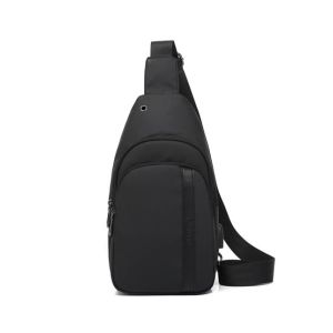 Poso Casual Chest Bag For Men Black (PS-326)